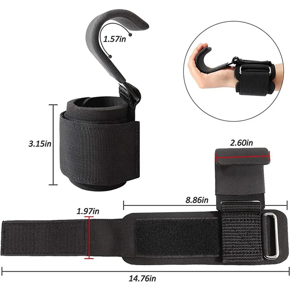 AtlasFitX Heavy Duty Lifting Hooks